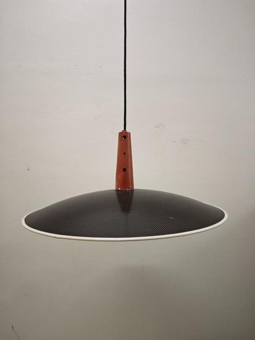Vintage space age Louis Kalff Philips hanglamp, Huis en Inrichting, Lampen | Hanglampen, Gebruikt, Minder dan 50 cm, Metaal, Ophalen of Verzenden