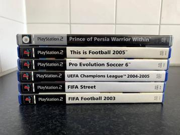 PS2 games (o.a. Prince of Persia Warrior Within & Fifa) beschikbaar voor biedingen