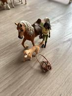 Schleich Paardenset met Paard en Hond, Ophalen of Verzenden, Zo goed als nieuw, Jongen of Meisje
