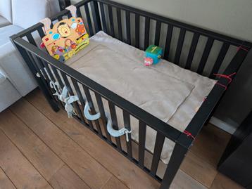 Tweeling box 120x70 van Europe Baby met Jolein boxkleed beschikbaar voor biedingen