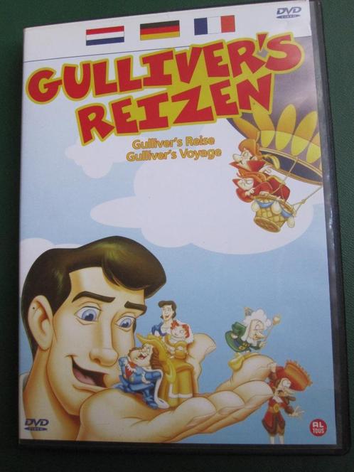 Gulliver's reizen, Cd's en Dvd's, Dvd's | Tekenfilms en Animatie, Zo goed als nieuw, Amerikaans, Tekenfilm, Alle leeftijden, Ophalen of Verzenden