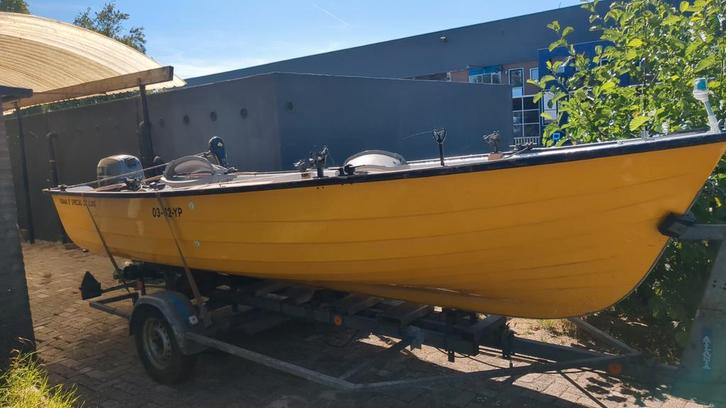 Rana 17 met 25 pk yamaha, trailer, zeer complete visboot, Watersport en Boten, Vis- en Consoleboten, Zo goed als nieuw, 10 tot 30 pk