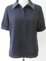 Blouse Mint & Berry: zwart, korte mouw, maat 38, Kleding | Dames, Maat 38/40 (M), Zwart, Ophalen of Verzenden, Zo goed als nieuw