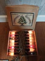 Prachtige oude kerstverlichting met origineel textieldraad, Diversen, Ophalen of Verzenden, Gebruikt