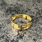 14k gouden ring versace model nieuw, Sieraden, Tassen en Uiterlijk, Ringen, 20 of groter, Heer, Ophalen of Verzenden, Zo goed als nieuw