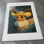 Pokemon x Van Gogh Eevee Hat Giclee Print 30X40 cm + COA, Ophalen