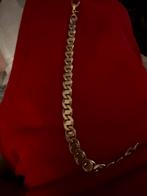 14k gouden armband, schakelarmband - 32,9g incl 2 schakels, Ophalen of Verzenden, Zo goed als nieuw, Goud
