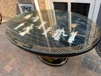 Mooie ovale Chinese tafel 1.40 ongeveer, Ophalen of Verzenden, Zo goed als nieuw, Vijf personen of meer, Ovaal