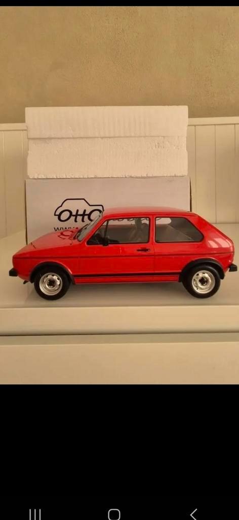 golf1 golf 1 mk1 gti 1:12 ottomobile otto mobile volkswagen, Hobby en Vrije tijd, Modelauto's | 1:5 tot 1:12, Nieuw, Auto, 1:9 t/m 1:12