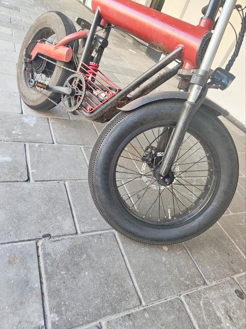 Fatbike (project fiets), Fietsen en Brommers, Fietsen | Crossfietsen en BMX, Gebruikt, 24 inch of meer, Aluminium, Ophalen