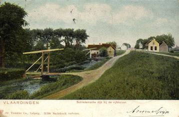 Vlaardingen. - Schiedamsche dijk bij de vijfsluizen - 1904 g beschikbaar voor biedingen