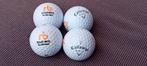 4 golfballen Ritchie bros., Verzenden, Zo goed als nieuw, Bal(len), Callaway