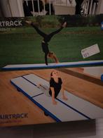 Turnmat / Airtrack 400x100x10 cm, Ophalen, Nieuw, Kleiner dan kindermaat 122, Blauw