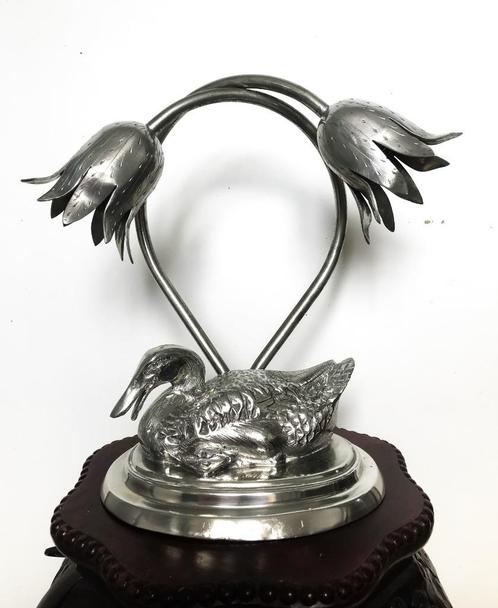 Lamp Eend Tin 97% Decoratief Sfeer Vintage✨😍💑🎁👌, Antiek en Kunst, Antiek | Lampen, Ophalen of Verzenden