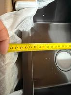 RVS zwart spoelbak Nieuwe, Minder dan 50 cm, Zwart, Nieuw, Ophalen of Verzenden