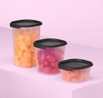 tupperware one touch fresh bak vierkant zwart of grijs, Ophalen of Verzenden, Nieuw