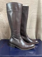 Julie Dee laarzen 37 nieuw bruin leer nw prijs €169,95, Hoge laarzen, Zwart, Nieuw, Ophalen of Verzenden