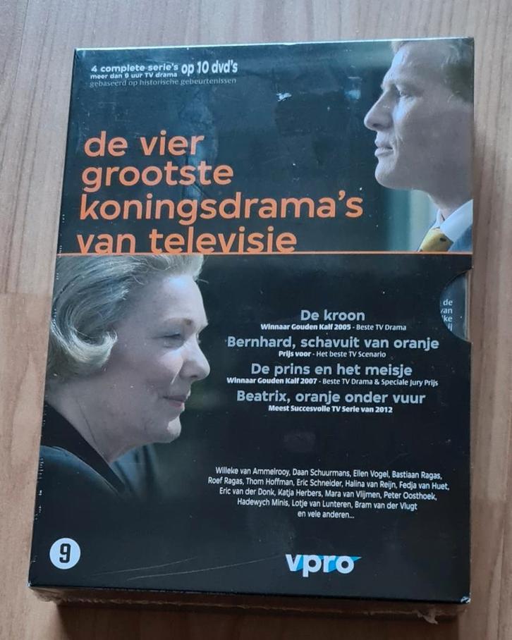 Koningsdrama DVD Boxset - 4 Complete Series nieuw in seal, Cd's en Dvd's, Dvd's | Tv en Series, Zo goed als nieuw, Drama, Boxset
