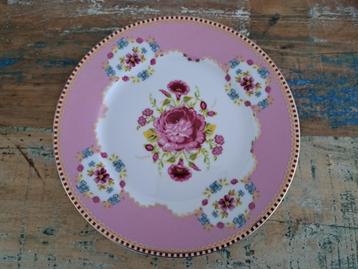 Pip Studio Floral Roze gebaksbordjes vier stuks beschikbaar voor biedingen