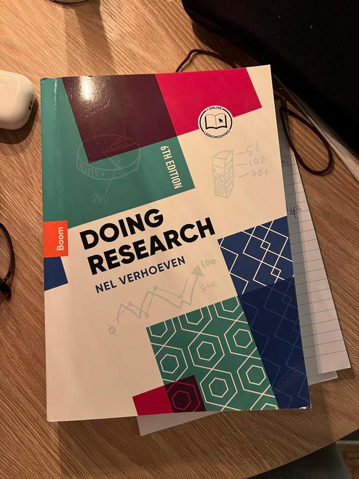 Onderzoeksboek HBO - Doing Research, Boeken, Studieboeken en Cursussen, Zo goed als nieuw, HBO, Ophalen of Verzenden