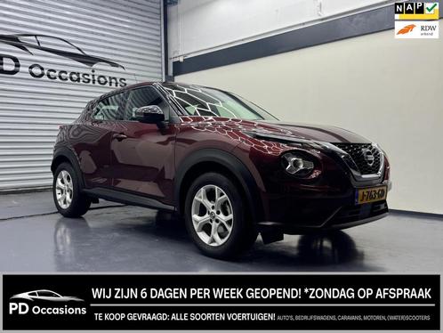 Nissan Juke 1.0 DIG-T Acenta - Camera - Stoelverw. - Cruise, Auto's, Nissan, Bedrijf, Te koop, Juke, ABS, Achteruitrijcamera, Airbags