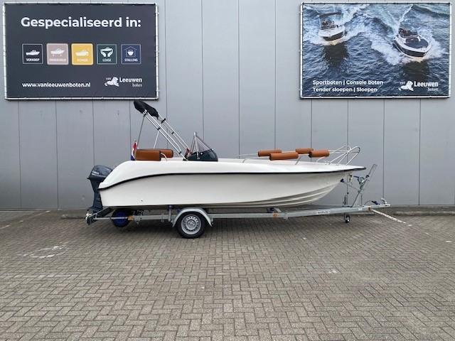 RAJO 540 Open | 15PK Yamaha met trim | Vaarklaar!, Watersport en Boten, Vis- en Consoleboten, Zo goed als nieuw, 10 tot 30 pk