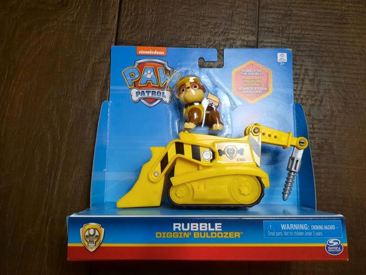 Paw Patrol Rubble Bulldozer, Kinderen en Baby's, Speelgoed | Speelgoedvoertuigen, Gebruikt, Ophalen