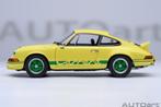 1:18 Porsche 911 Carrera RS geel-groen 1973 Autoart 78033, Hobby en Vrije tijd, Modelauto's | 1:18, Auto, Autoart, Nieuw, Ophalen of Verzenden
