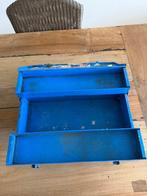 SKIL vintage metalen gereedschapskist 3-delig, Ophalen of Verzenden, Gebruikt