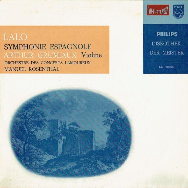 Lalo - Grumiaux Symphonie Espagnole, Cd's en Dvd's, Vinyl | Klassiek, Zo goed als nieuw, Classicisme, Kamermuziek, 12 inch, Ophalen of Verzenden