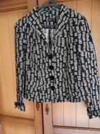 Blazer jasje van Moq maat 42 zwart wit, Kleding | Dames, Verzenden, Zwart, Maat 42/44 (L), Moq