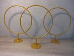 Goudkleurige metalen ringen, Hobby en Vrije tijd, Overige Hobby en Vrije tijd, Ophalen of Verzenden, Gebruikt
