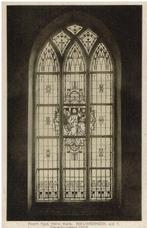Ansichtkaart Gebrandschilderd raam N.H. Kerk Nieuwerkerk, Ophalen of Verzenden, 1940 tot 1960, Gelopen, Zuid-Holland