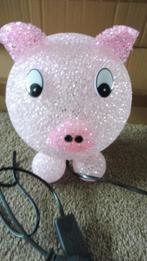 kinder spullen lampje/ knuffel doekje en spaarpot, Ophalen, Nieuw