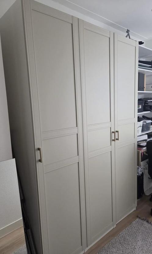 Ikea pax kast - flisberget deuren, Huis en Inrichting, Kasten | Kledingkasten, Zo goed als nieuw, 200 cm of meer, 150 tot 200 cm