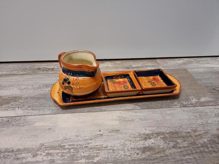 Provencaalse Olijf Serveer Schalen Set, Huis en Inrichting, Keuken | Servies, Zo goed als nieuw, Schaal of Schalen, Overige stijlen