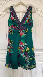 Vrolijk groen zomeejurkje mt 34 H&M gevoerd, Ophalen of Verzenden, Zo goed als nieuw, Maat 34 (XS) of kleiner, Boven de knie
