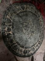 Mooi Vloerkleed - Groen/Zwart, Ophalen, Gebruikt, 100 tot 150 cm, Rond