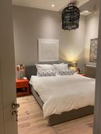 Boxspring goossens 180x200 cm, Gebruikt, Tweepersoons, Ophalen of Verzenden, Moderne boxspring. 3 jaar oude topper