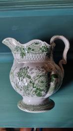 Prachtig oud kannetje groen decor, Ophalen of Verzenden