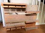 Steigerhouten hangend wijnrek, Huis en Inrichting, Woonaccessoires | Wijnrekken, Ophalen, Zo goed als nieuw, Hout, Minder dan 50 cm