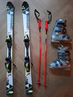 Kinders skies 130cm met schoenen maat 39 (25)., Overige merken, Gebruikt, 100 tot 140 cm, Ophalen of Verzenden
