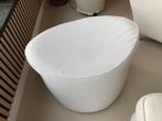 Witte hocker / voetenbank Ikea Stockholm, Huis en Inrichting, Stoelen, Ophalen of Verzenden, Zo goed als nieuw, Wit, Eén