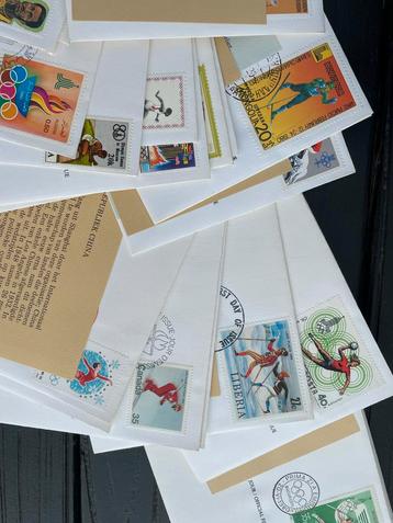 Olympische Spelen Eerste Dag Enveloppen Collectie beschikbaar voor biedingen