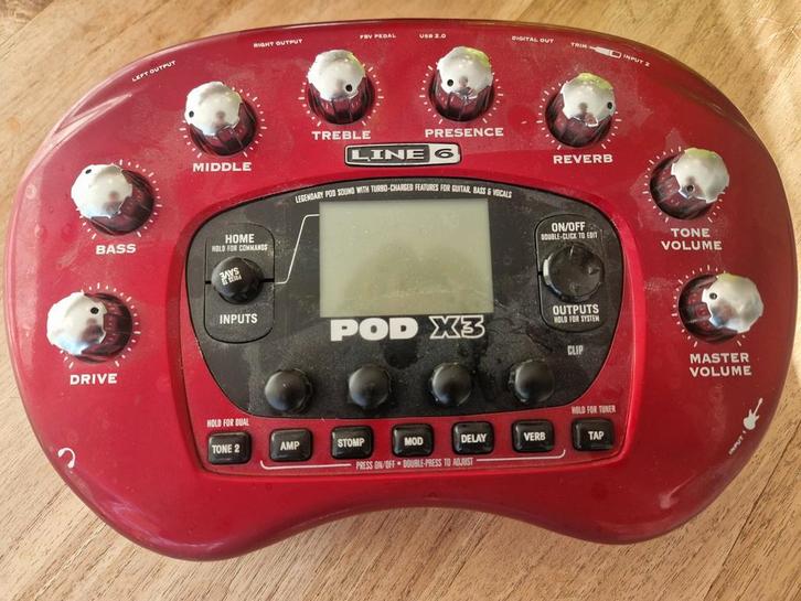 Line 6 POD x3 Multi-Effect Processor, Muziek en Instrumenten, Effecten, Gebruikt, Multi-effect, Ophalen of Verzenden
