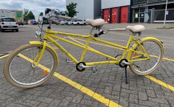 Arcade Cycles Gele Tandem – Nieuwstaat! beschikbaar voor biedingen