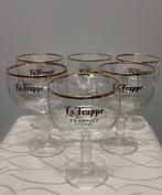 LA TRAPPE glazen met gouden rand 6 stuks, Verzamelen, Glas en Borrelglaasjes, Ophalen of Verzenden, Zo goed als nieuw, Bierglas