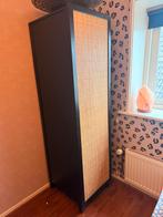 Rotan zwarte kast, Ophalen, 50 tot 100 cm, Zo goed als nieuw, 150 tot 200 cm