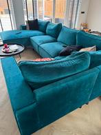 Patrol blue hoekbank zo goed als nieuw, Huis en Inrichting, Banken | Sofa's en Chaises Longues, Ophalen of Verzenden, Zo goed als nieuw