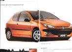 PEUGEOT 206, 4 Brochures, Boeken, Ophalen of Verzenden, Zo goed als nieuw, Peugeot